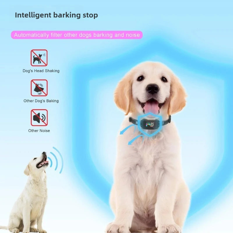 Dog Training Anti Bark Collar -  Waterproof, Multi-Mode