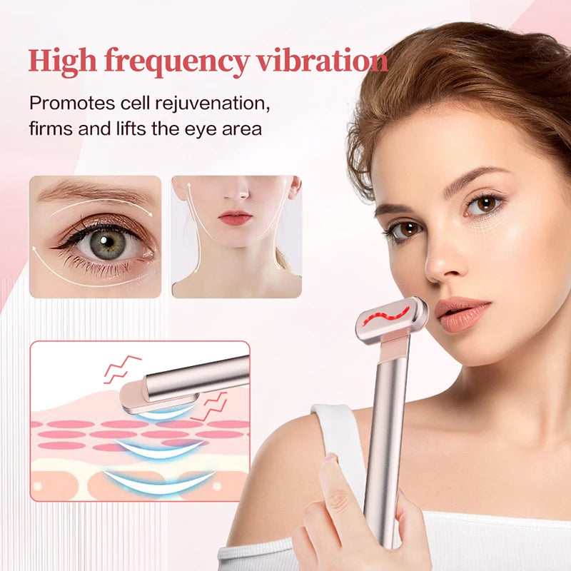 Red light therapy Wand - EMS Microcurrent Face Skin Tightener