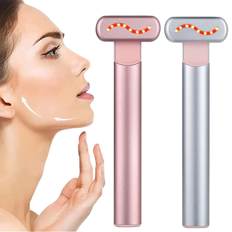 Red light therapy Wand - EMS Microcurrent Face Skin Tightener