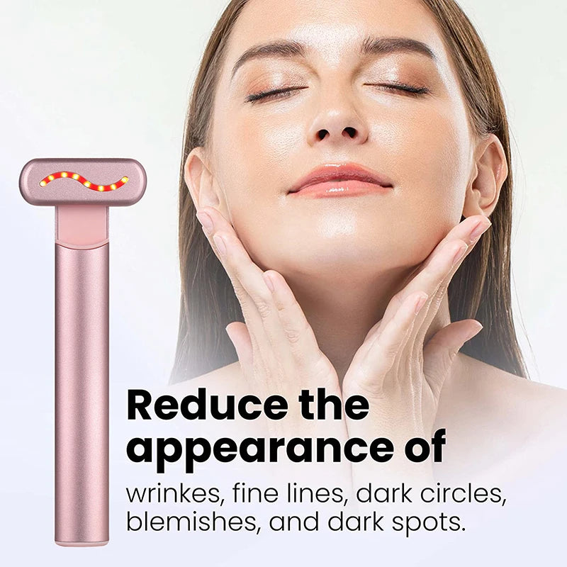 Red light therapy Wand - EMS Microcurrent Face Skin Tightener