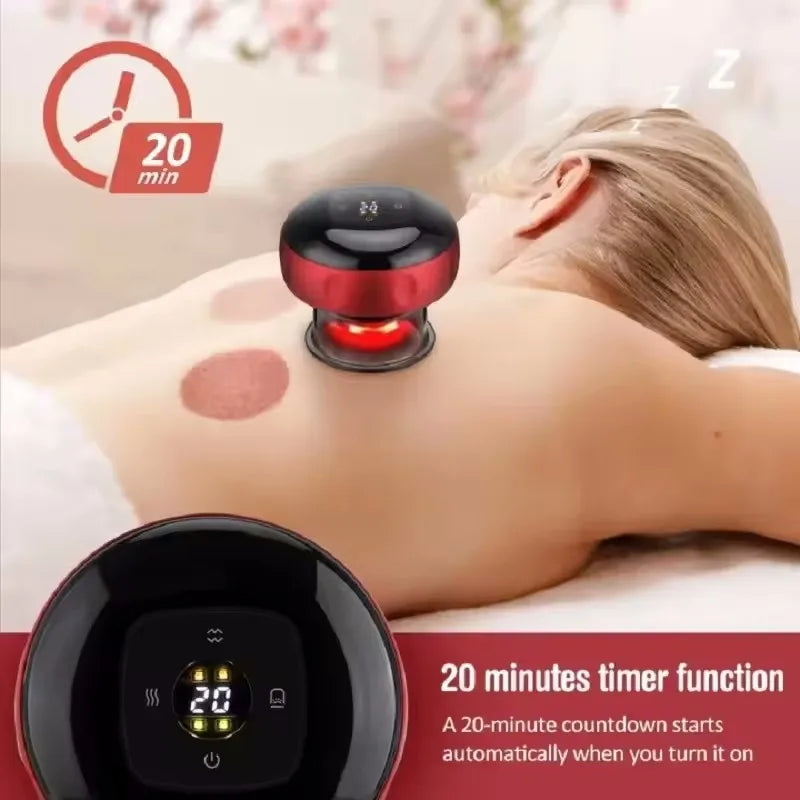 Revitalize Your Body: Smart Electric Cupping & Vacuum Suction Massager for Ultimate Relaxation